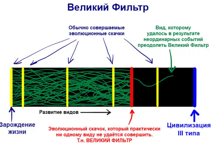 Великий фильтр: Почему мы до сих пор не встретили братьев по разуму Наука, Будущее, Научпоп, НЛО, Пришельцы, Астрофизика, Исследования, Длиннопост