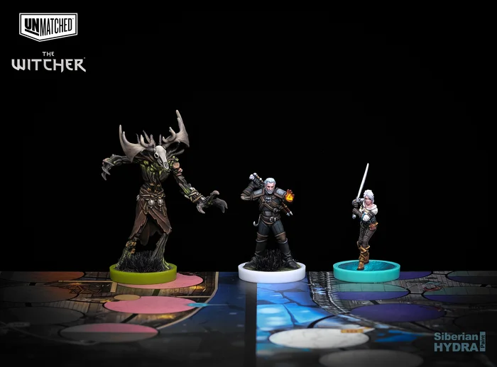 Unmatched: The Witcher - My, Painting miniatures, Miniature, Painting, Witcher, Board games, Tabletop role-playing games, Painting, Figurines, Longpost