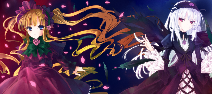  , Anime Art, Rozen Maiden, Shinku, Suigintou