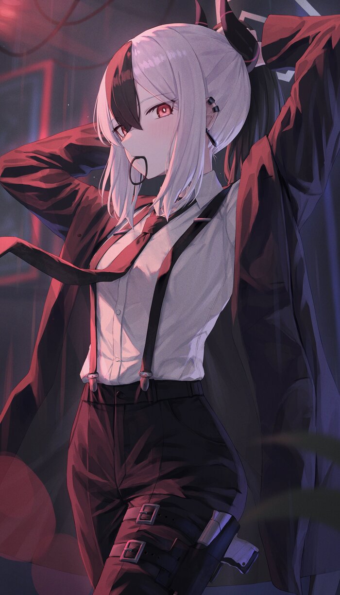   ,    , Anime Art, , , Blue Archive, Onikata Kayoko,   , 