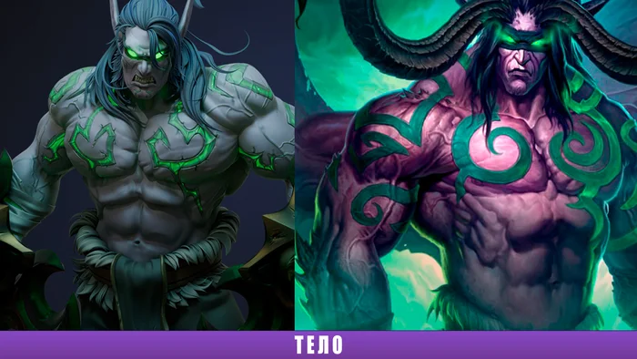 Illidan | My work, in which I consolidated my skills in sculpting and hair - My, Illidan, 3D modeling, Blender, Computer graphics, Digital, World of warcraft, Warcraft, 3D, 3D graphics, Art, Longpost