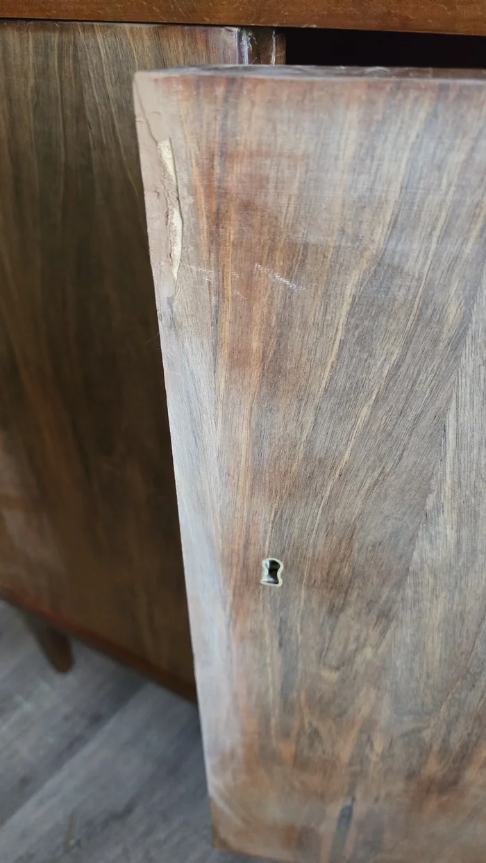 And again, restyling of the Romanian nightstand by women's hands - My, Vintage, Old school, Retro, Furniture, Restoration, Longpost