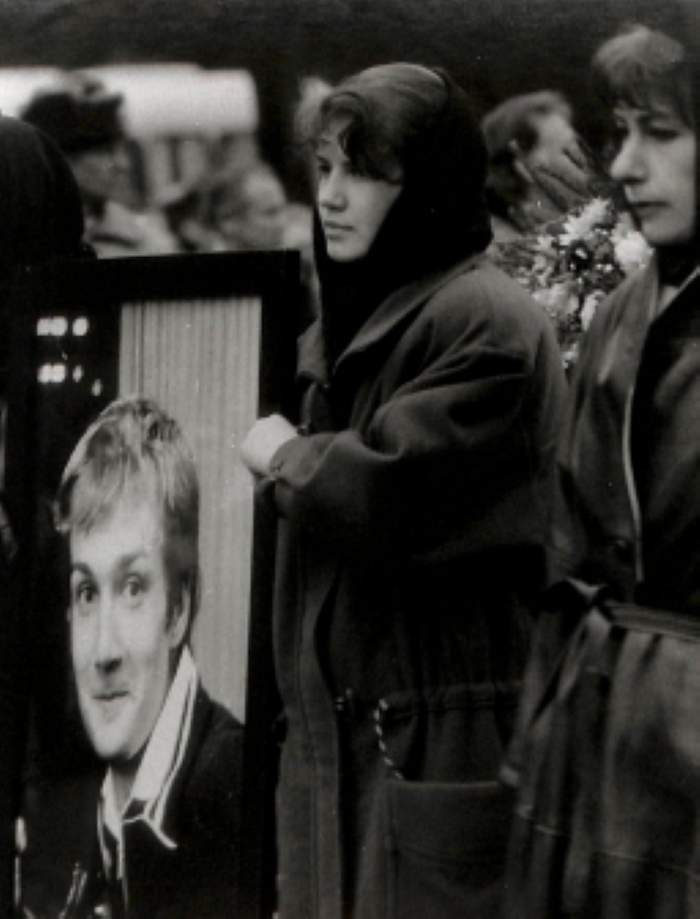 Похороны Дмитрия Холодова. Октябрь 1994 года