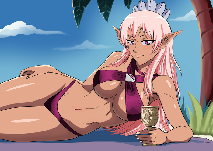 Ҹ    "Elf Hime Nina" , , Anime Art, ,  , 