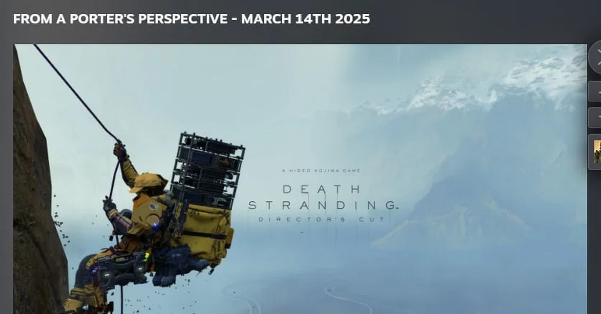 Разрабы Death Stranding взяли для промо скрин игрока, но не смогли перевести его ник