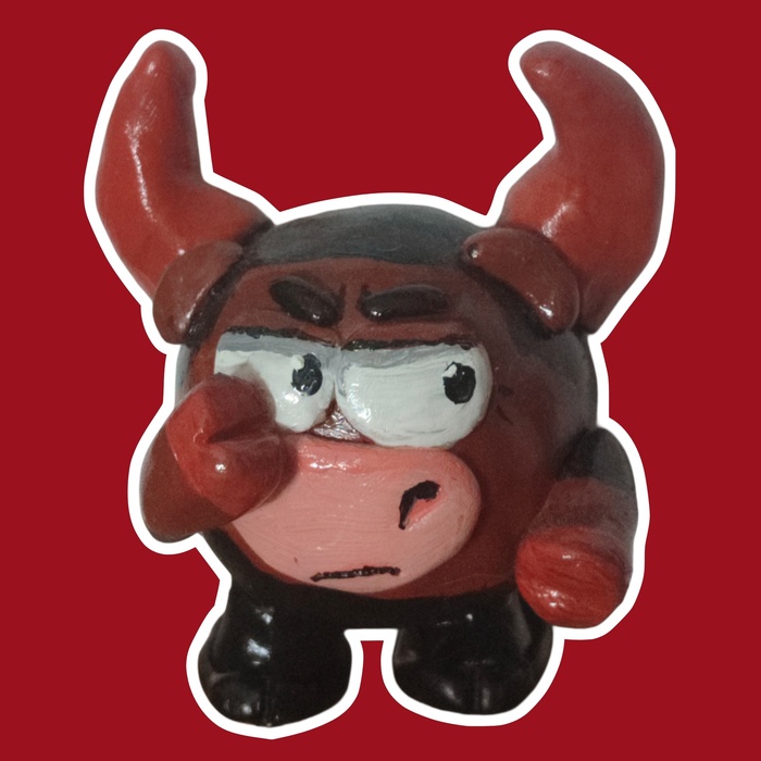 Ладно, тут не только вымышленные персонажи, но и Евген Баженов ака BadComedian в виде быка (фигурка получилась в ходе рофла при просмотре Смешарики снимают кино)