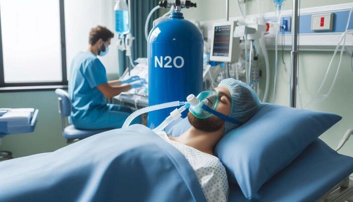 Изначальное применение закиси азота — мадицинское