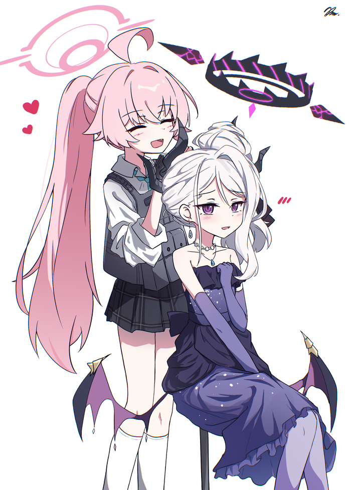  , Anime Art, Loli, Blue Archive, Takanashi Hoshino, Sorasaki Hina