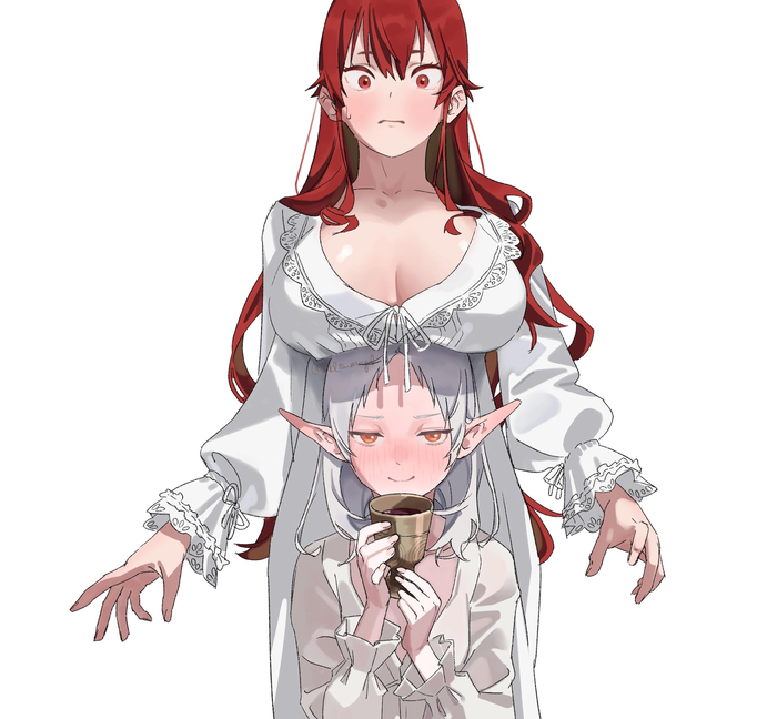 Mushoku Tensei | Eris Boreas Greyrat & Sylphiette , , Anime Art, Mushoku tensei, Eris Boreas Greyrat, Sylphiette, Twitter (), 