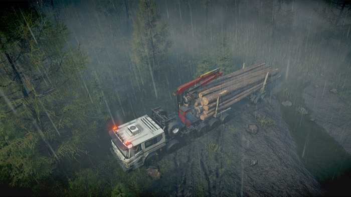 Погруженный модуль для длинных брёвен