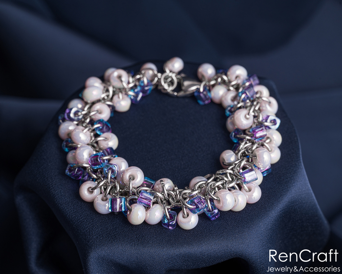 "Толщина" браслета 15 мм, масса около 30 гр.