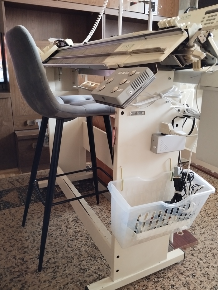 Связано на вязально машине Passap e6000.