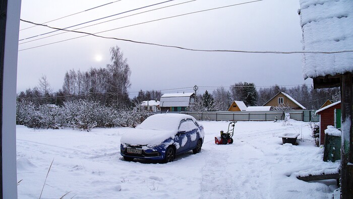И такая зима была в Подмосковье