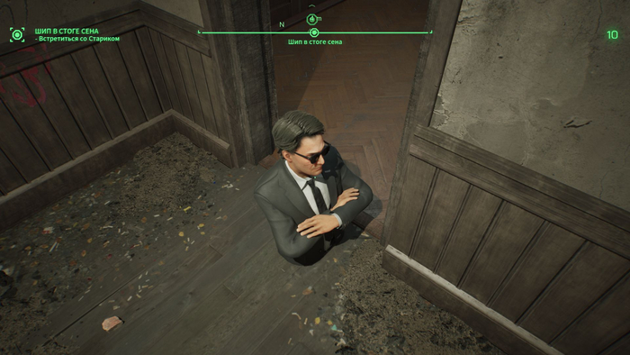 Охранник провалился под текстуры и закрыл проход в RoboCop: Rogue City