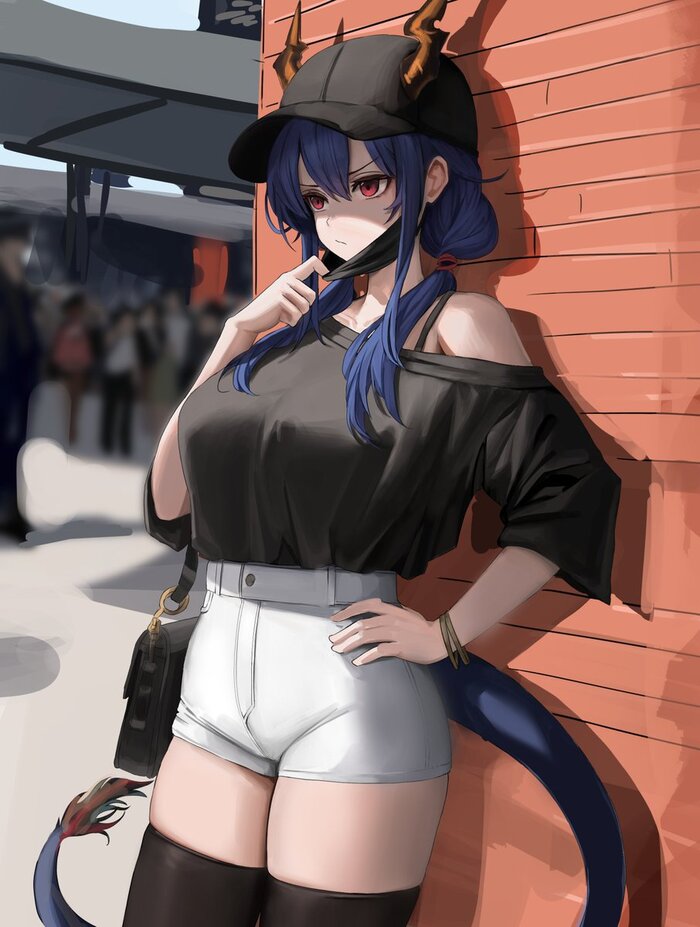  Anime Art, , Arknights, Chen (Arknights), , ,   , , , 