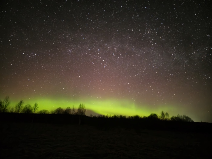 Полярное сияние в Тверской области