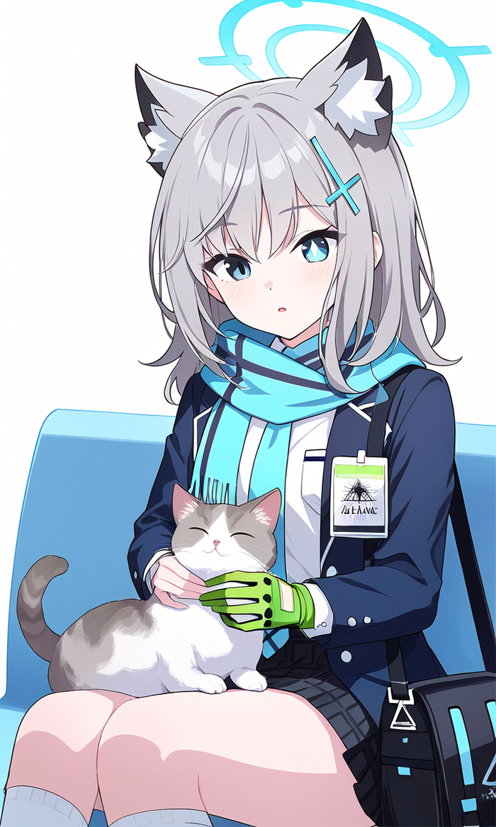    , Anime Art,  , Blue Archive, Sunaookami Shiroko
