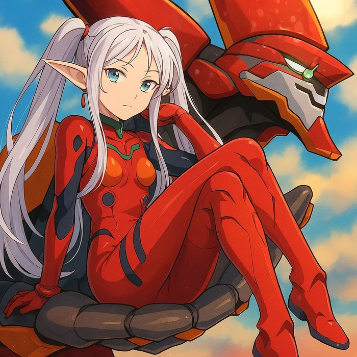       , Anime Art, Frieren, Sousou no Frieren, Asuka Langley, Evangelion,   , Konosuba, Death Note, Kimetsu No Yaiba, Oshi no Ko, Onepunchman,  , Sora,   , 