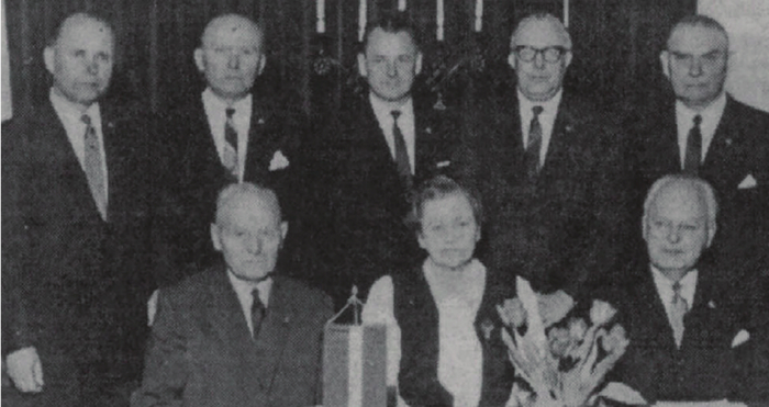 Члены правления организации «Даугавас ванаги», 1969 г. Источник: фонд «Историческая память»