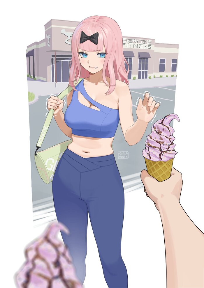     , Anime Art, Fujiwara Chika, Kaguya-sama wa Kokurasetai