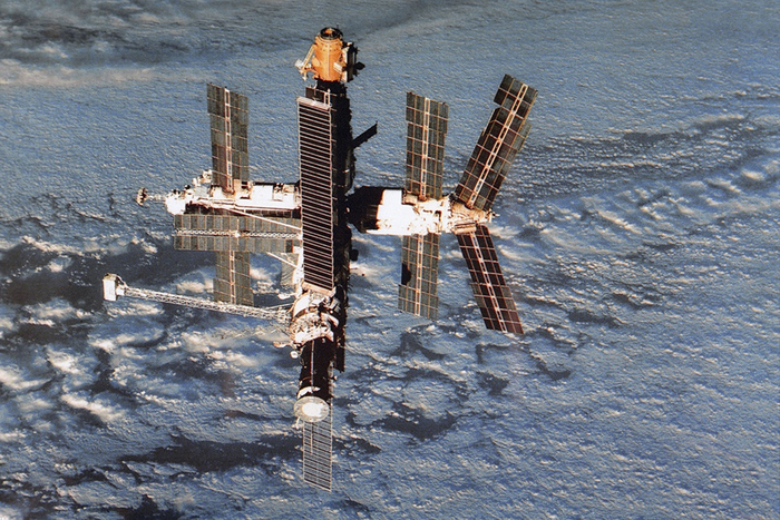 Орбитальная станция "Мир". Фото: ТАСС