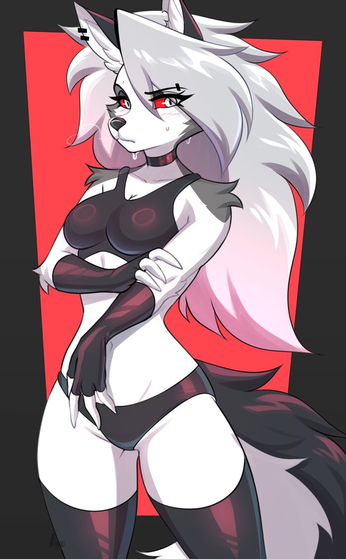 Loona , , , Furry Canine, Helluva Boss, Loona, Ayuyabo