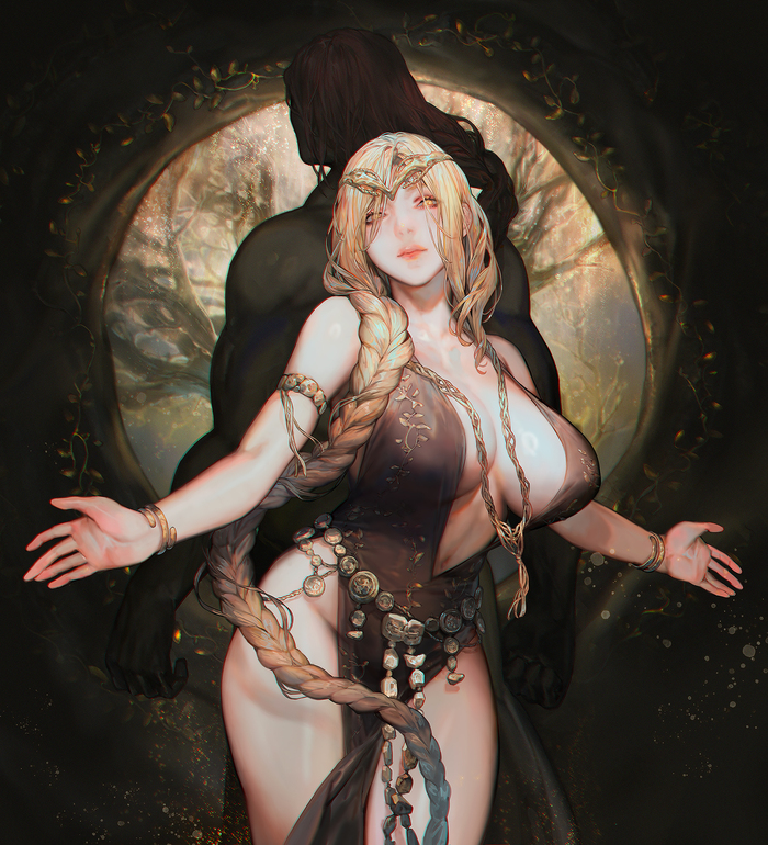   Elden Ring, , Game Art, Aoin, Marika, Radagon