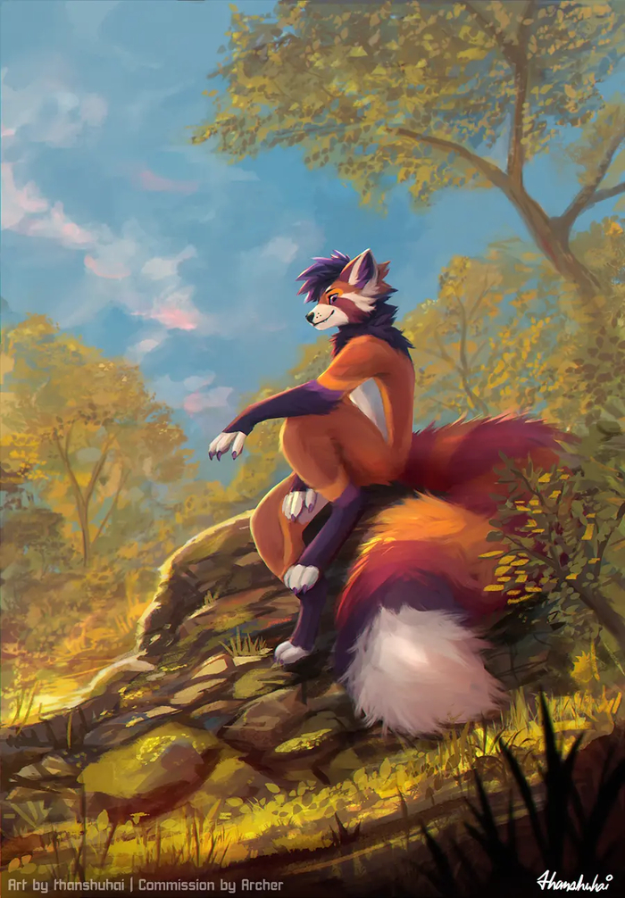 Wanna just hang out in nature for a bit? , , Thanshuhai, Furry Panda,  