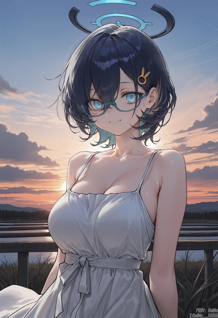 Chichiro , Anime Art,  , Blue Archive, Kagami Chihiro, 