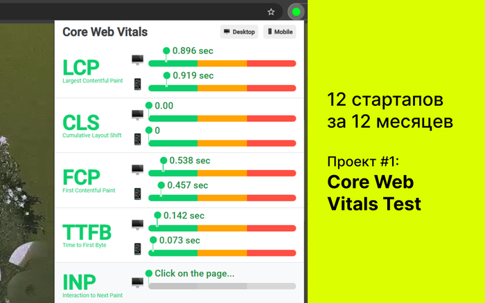  12   12  #1: Core Web Vitals Test ,  , , -, ,   , , Gamedev, 