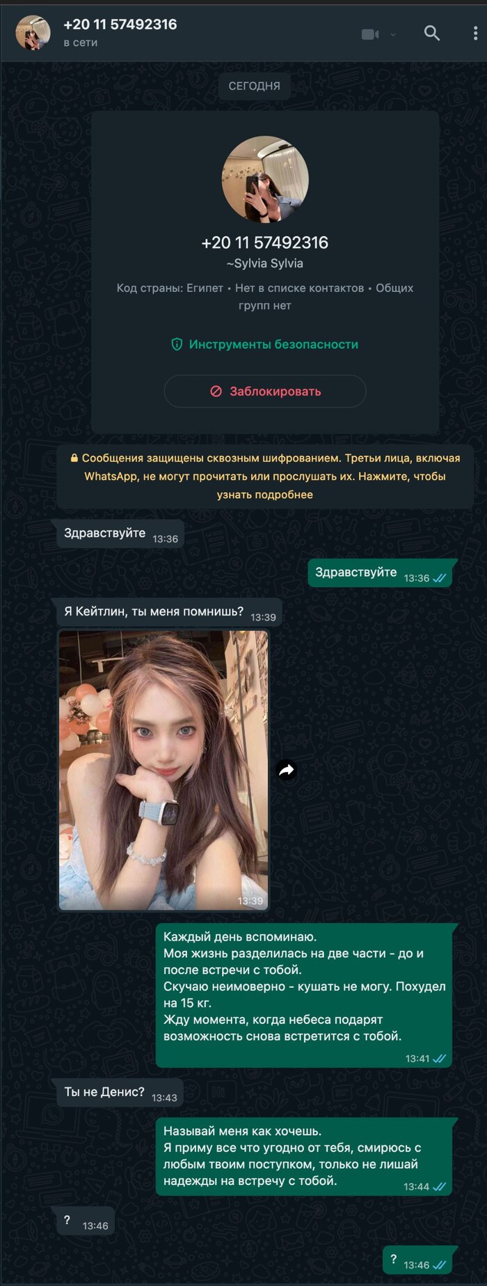 Стеб над мошенниками в WhatsApp