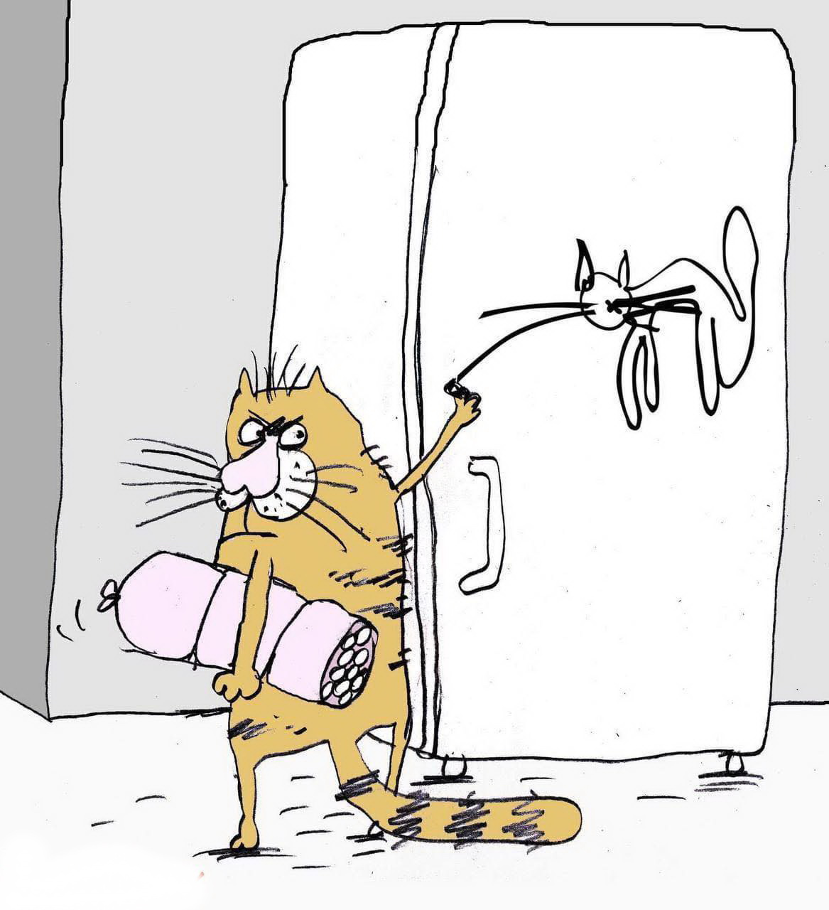 What kind of Black Cat is this? (c) - Art, Caricature, Humor, cat