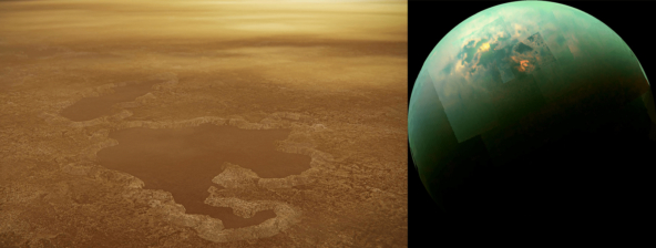 Художественное представление поверхности Титана