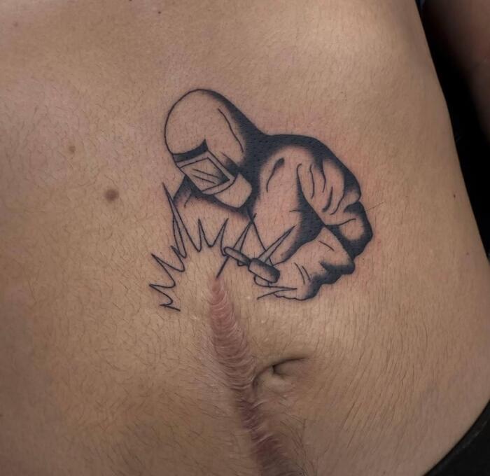 )
