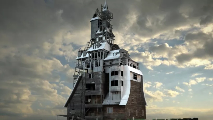 Дом был виден с любой точки Архангельска