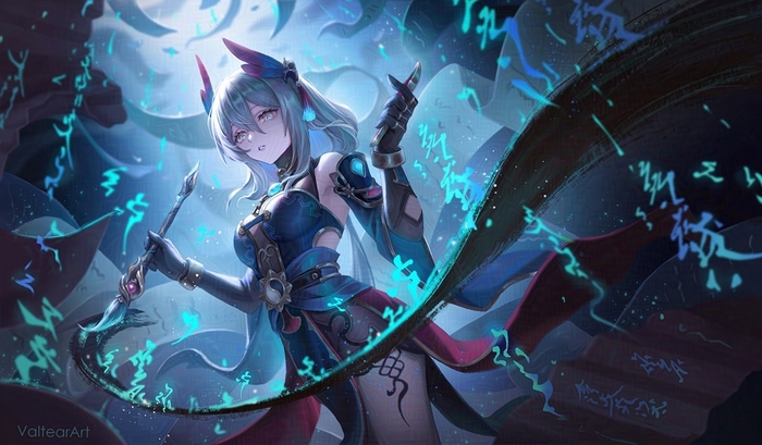  Honkai: Star Rail, Pixiv, , Anime Art, Hanya (Honkai: Star Rail)