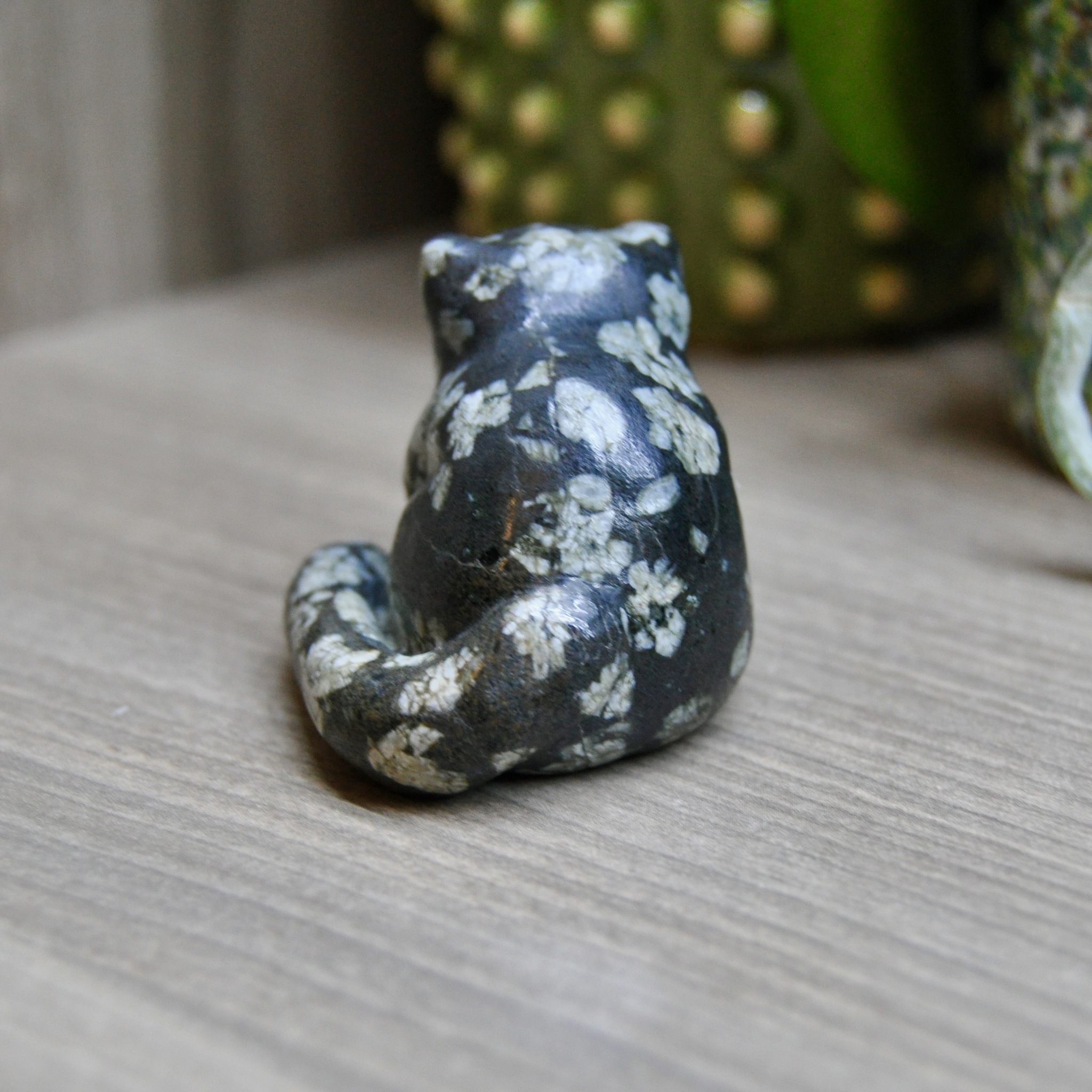 Manul from diorite porphyry - My, Needlework with process, Needlework, With your own hands, Stone carving, Pallas' cat, Hobby, Longpost