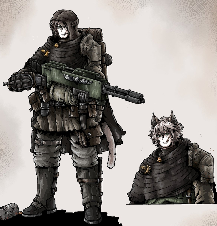 C  Warhammer 40k, Wh Art, Octosoup, , Astra Militarum
