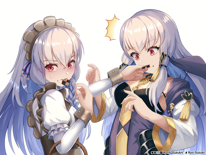 Now there are two of them! Anime Art, , Pixiv, Fire Emblem, Lysithea