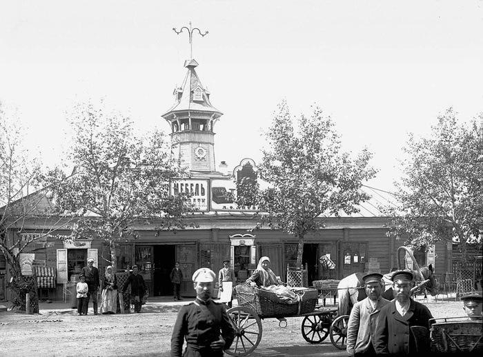 Каланча пожарной части на крыше «Городского общественного дома» (1900 - 1915)