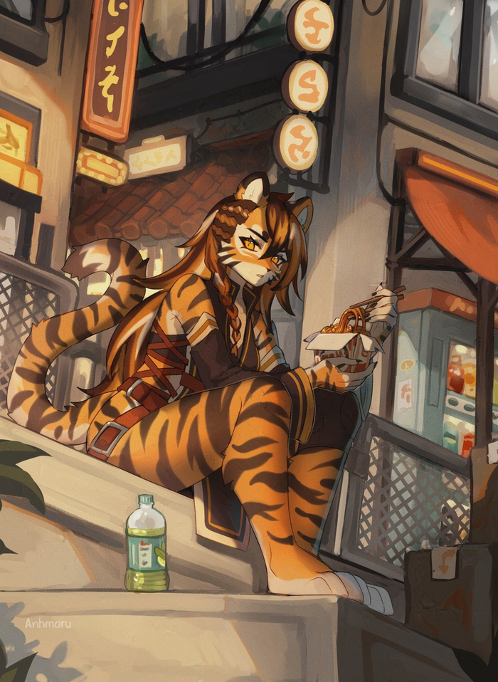 Girls  Anhmaru , , , Furry Tiger, Furry Cat, Furry Feline, Furry Red Panda, , Anhmaru