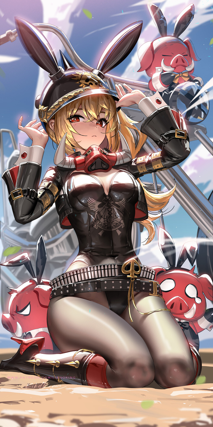  Anime Art, , , Zenless Zone Zero, Lucy (Zenless Zone Zero), Liang Xing, Bunnysuit
