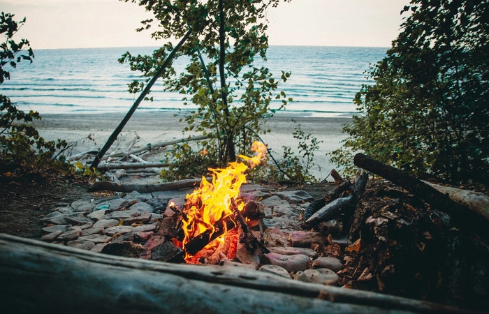 Вечер на Волге