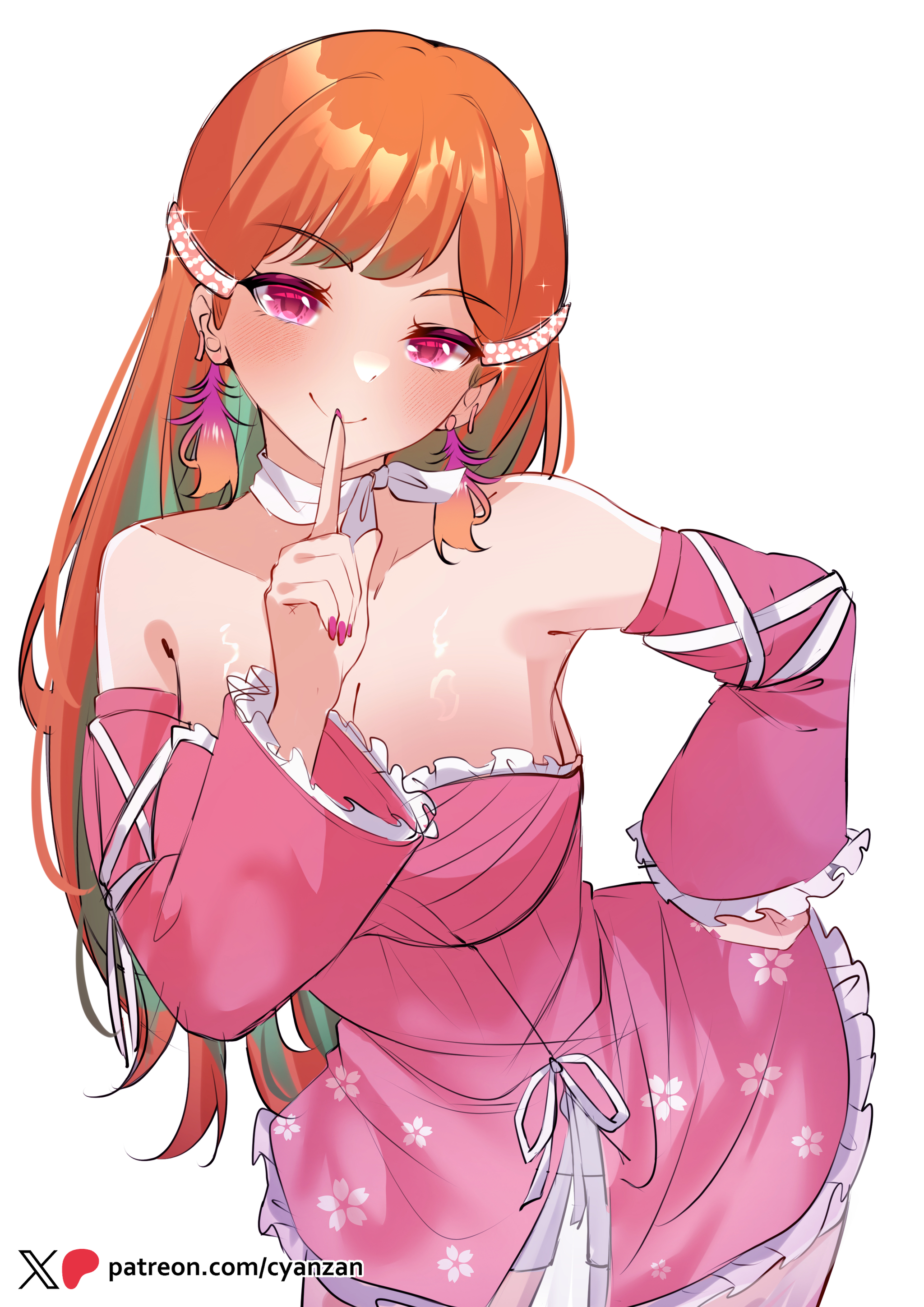 Pinky Kiara - Art, Anime, Anime art, Hololive, Takanashi kiara, Virtual youtuber