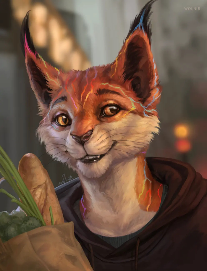 Lightspill , , Wolnir, Furry squirrel