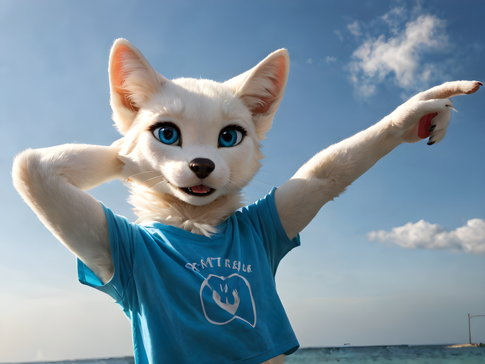    Wolfmks #1272 ,  , Furry Art, Stable diffusion 3