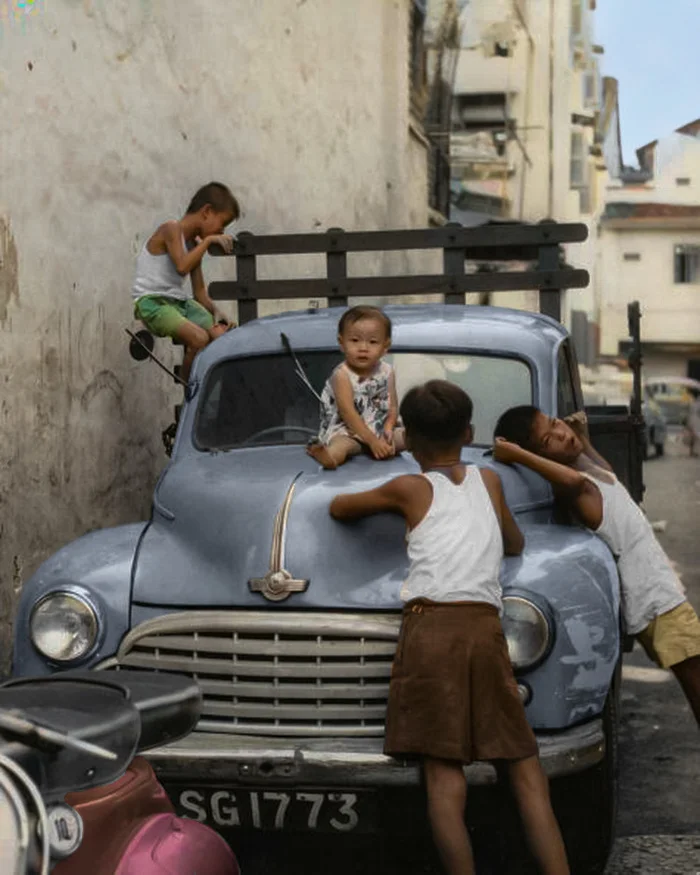 Любопытные фотографии из прошлого стран Азии. 20 раскрашенных фотографий ХХ века. Часть V 20 век, Историческое фото, Старое фото, Китай, Япония, Таиланд, Корея, Сингапур, Вьетнам, Индия, Фотография, Колоризация, Длиннопост