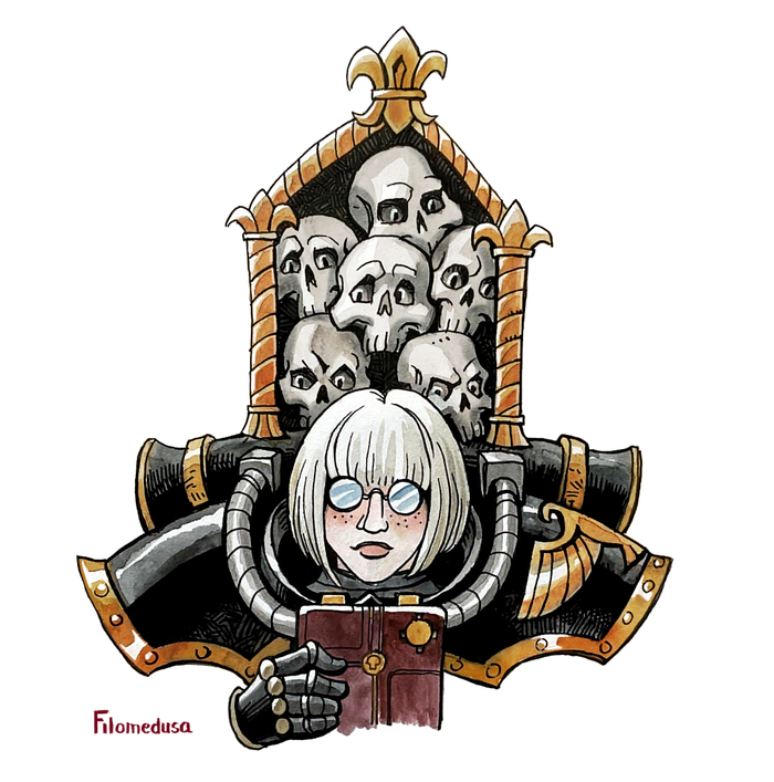         Warhammer 40k, Adepta Sororitas, Wh humor, Wh Art