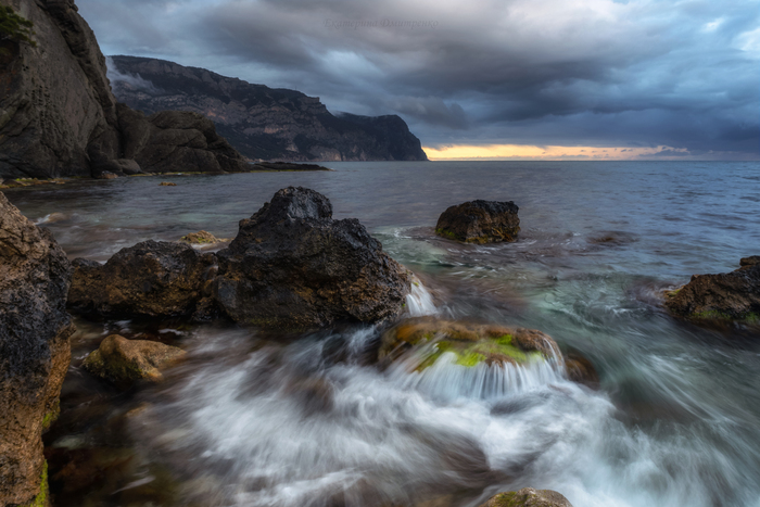 Хмурый вечер на Серой скалке