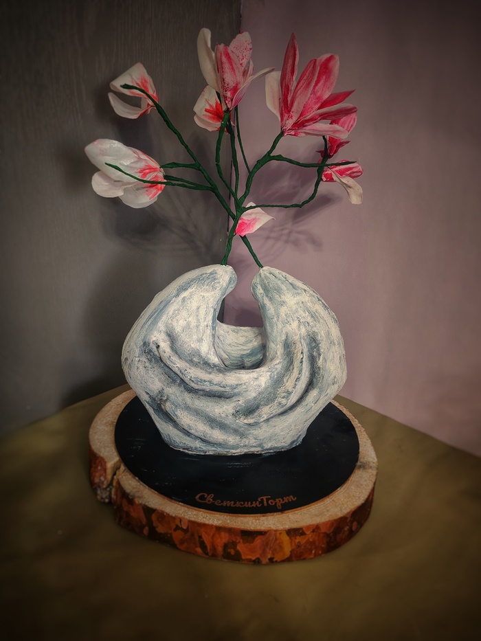 #СветкинТорт Торт "Ваза с цветами"